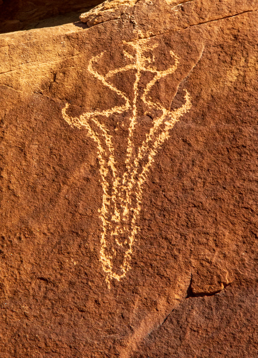 Petroglyph, Bryce Canyon, Utah