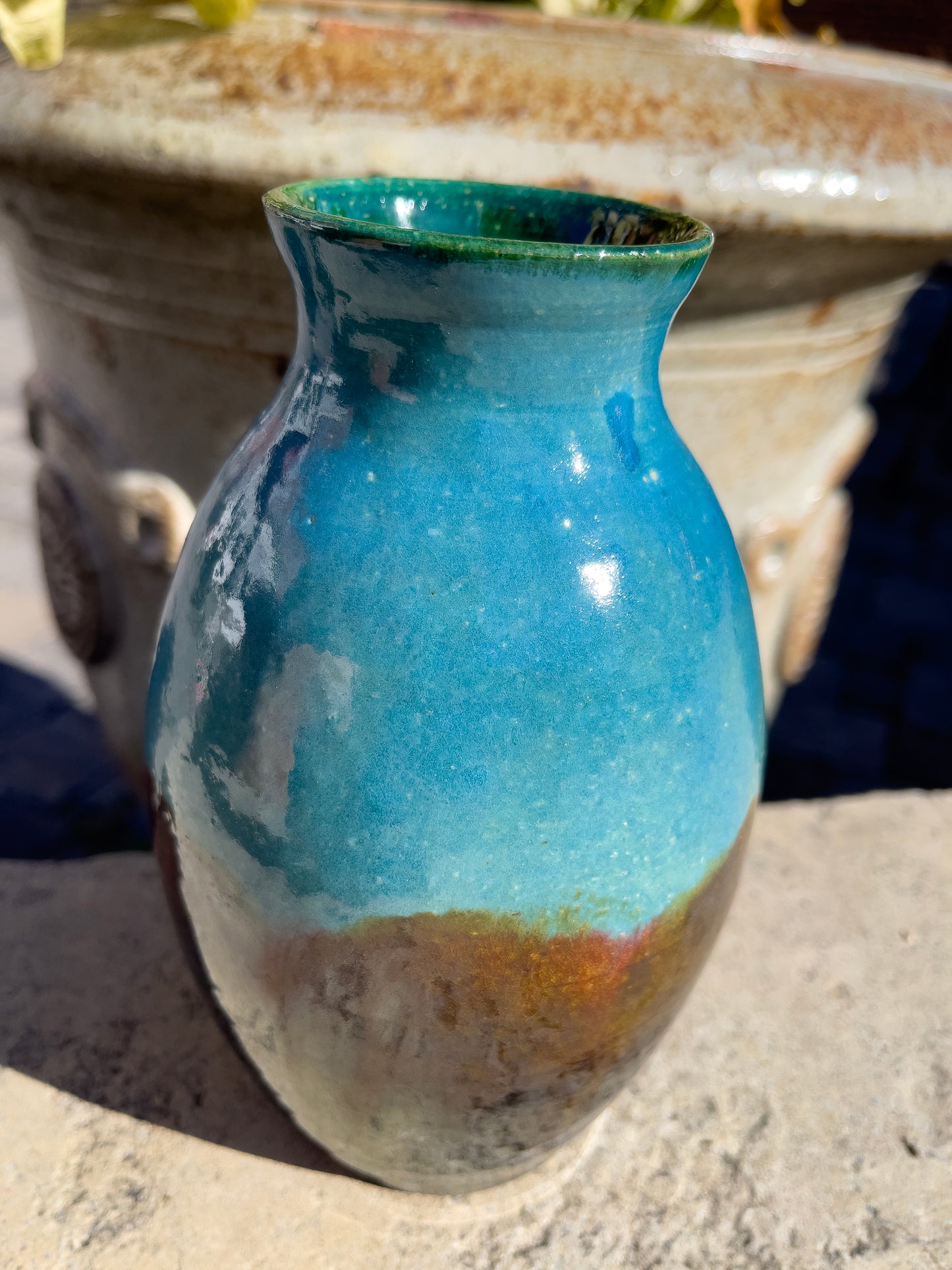 Stoneware Ceramic Vase, Wheel Thrown