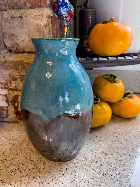 Stoneware Ceramic Vase, Wheel Thrown