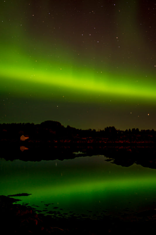 Auroras with Reflections