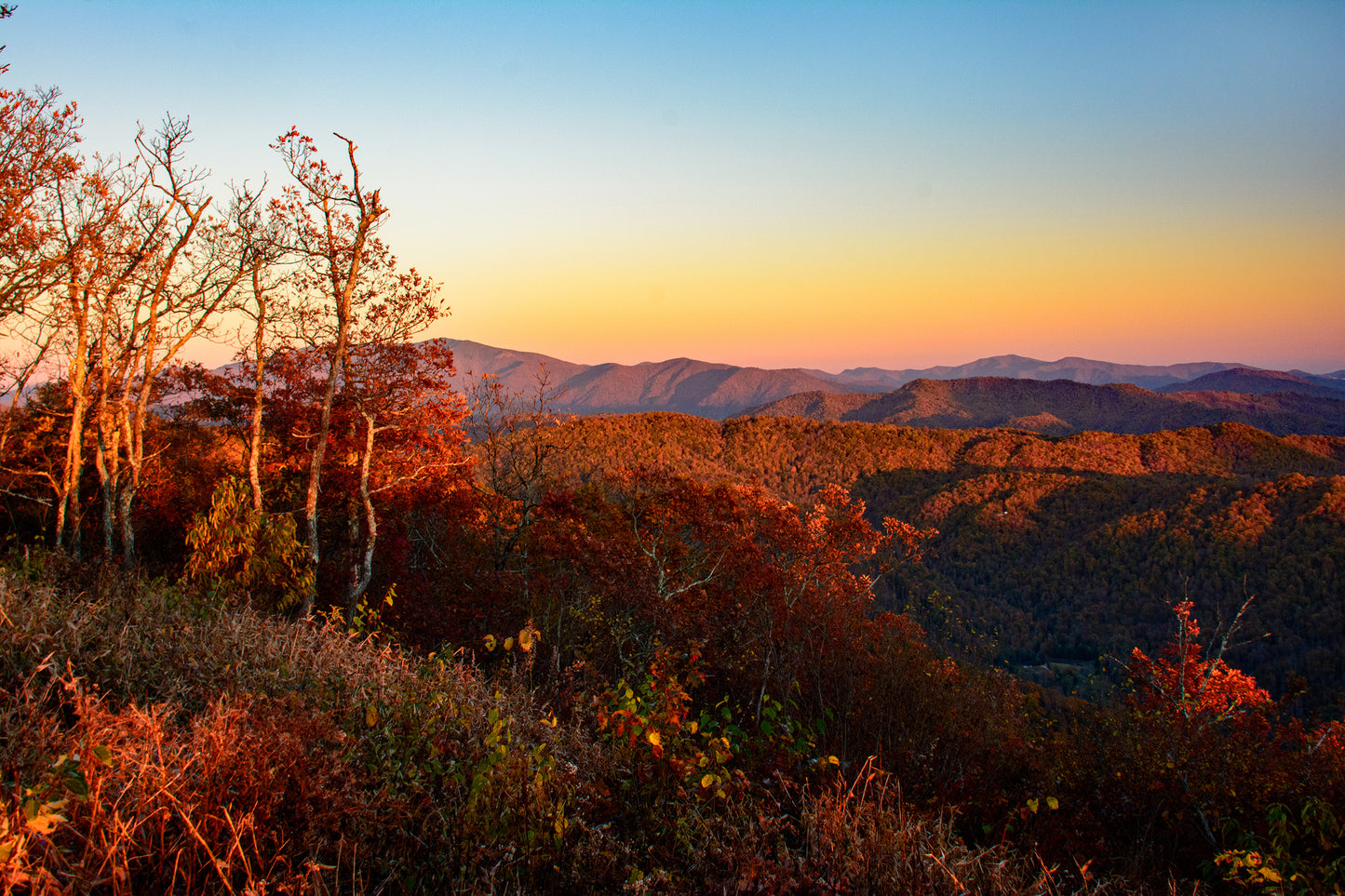 Appalachian Mountain Sunset