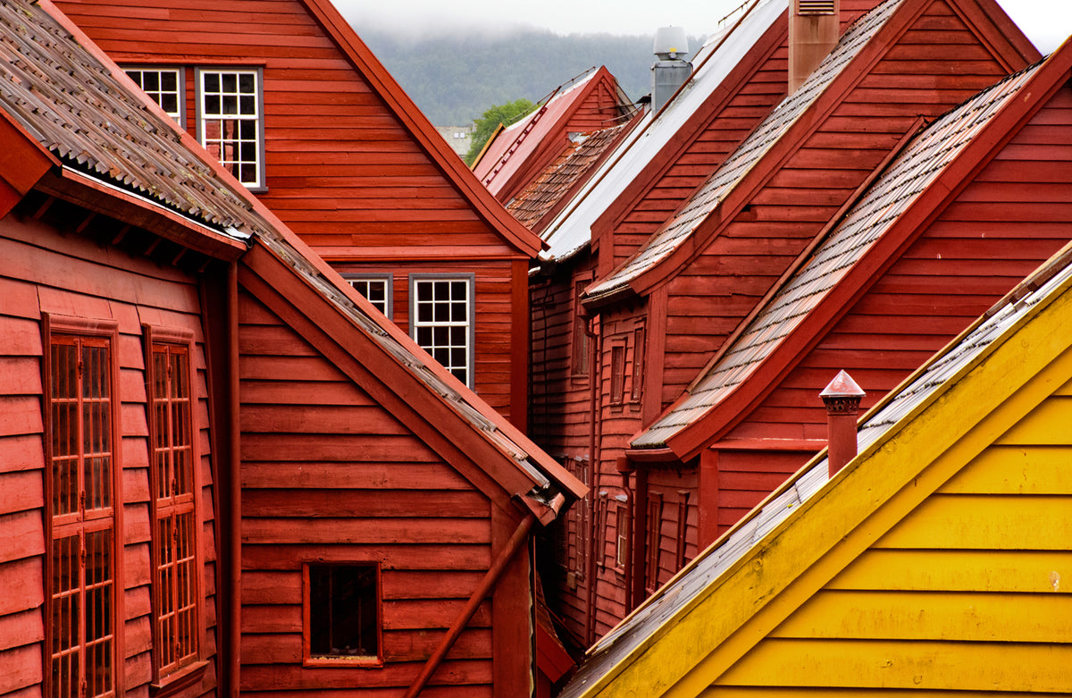 Historic Wooden Buildings of Bryggen, Bergen, Norway