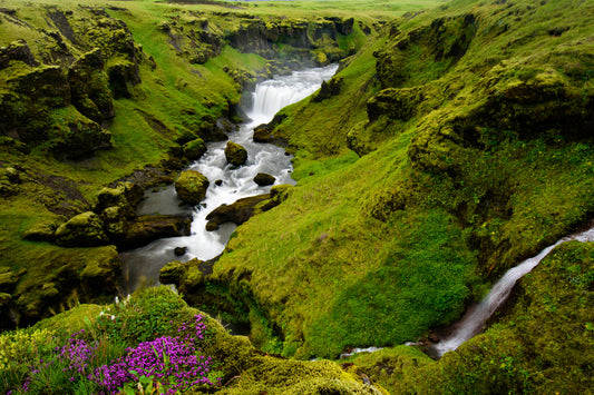 Iceland Waterfall near Skogafoss