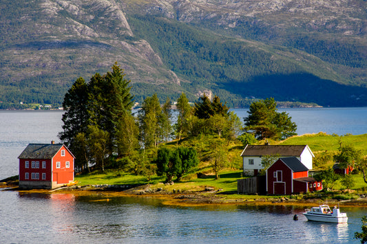 A Farm near Hardangerfjord, Norway