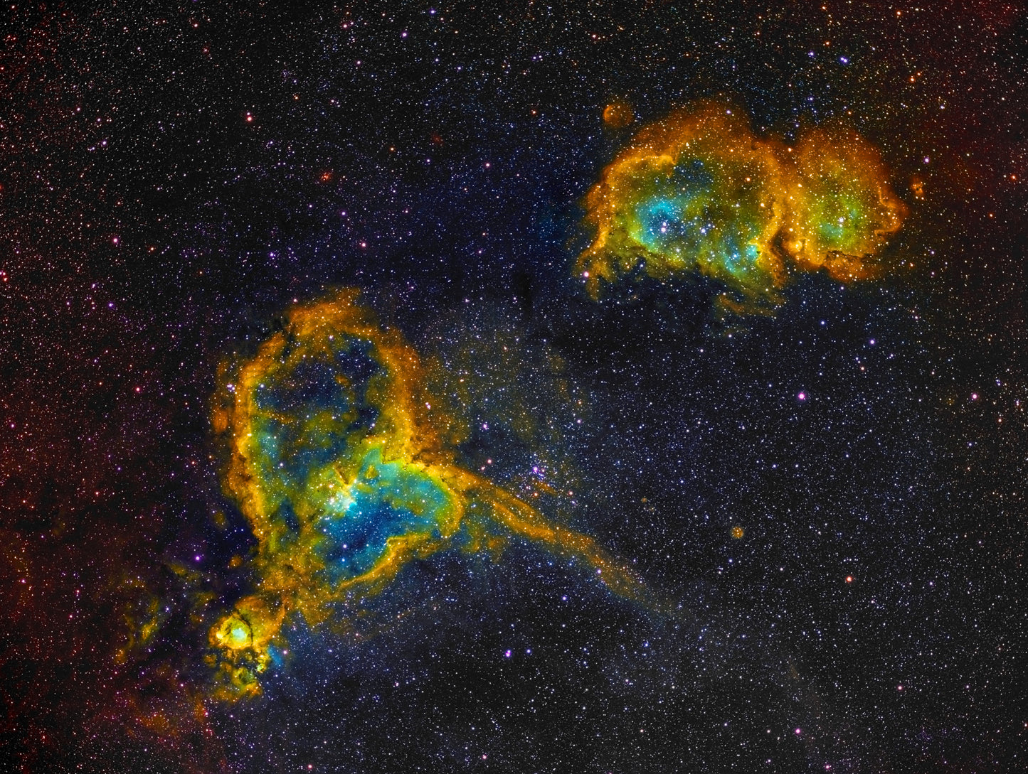 The Heart and Soul Nebulas