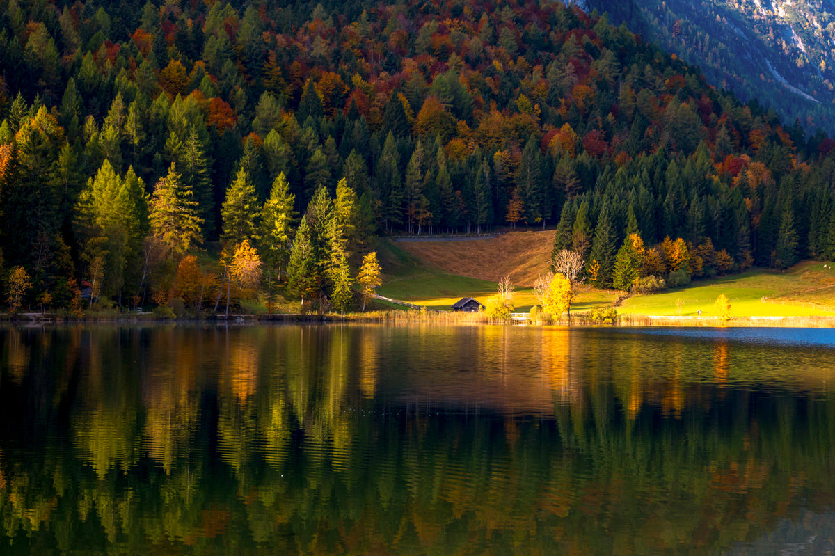 Lautersee, Mittenwald, Bavarian Alps, Germany