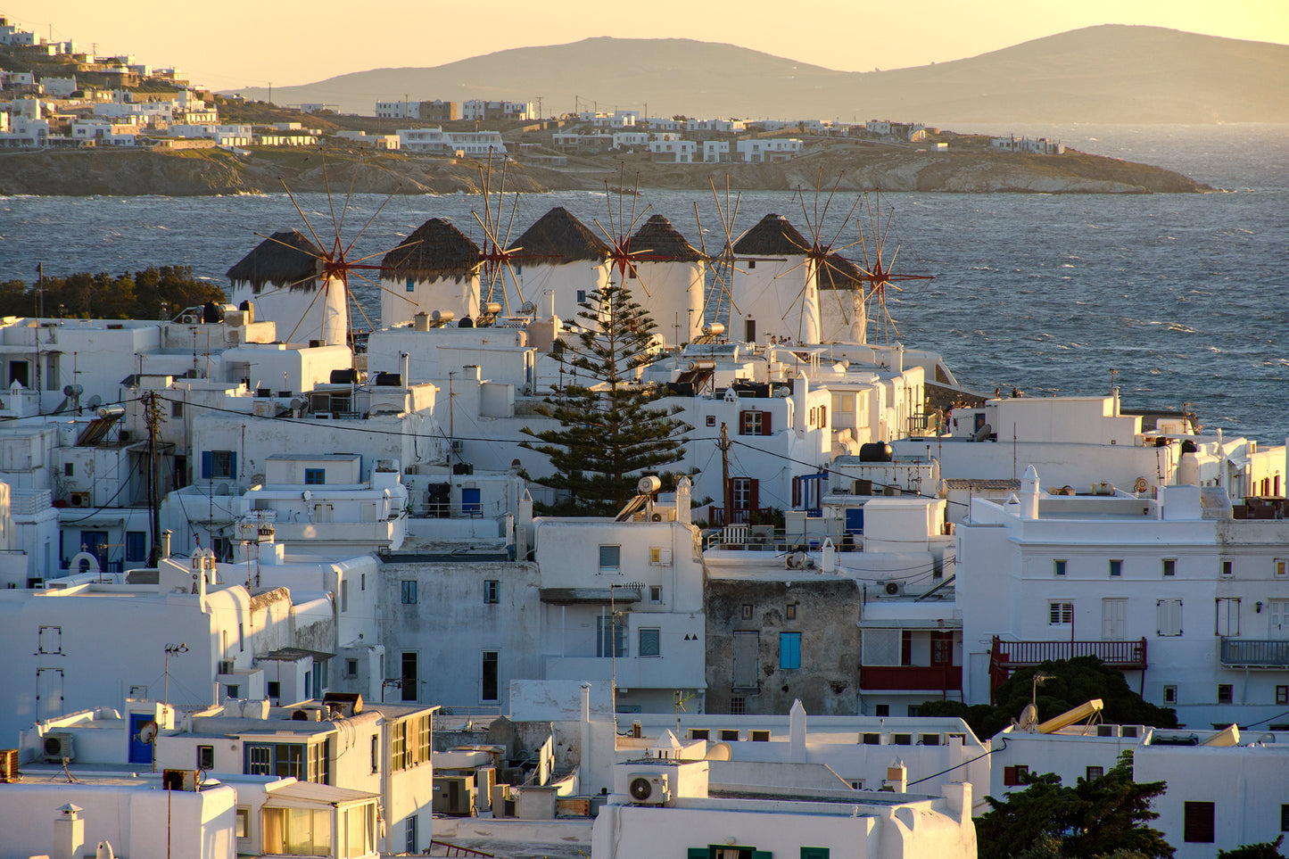 Mykonos Town Windmills, Greece