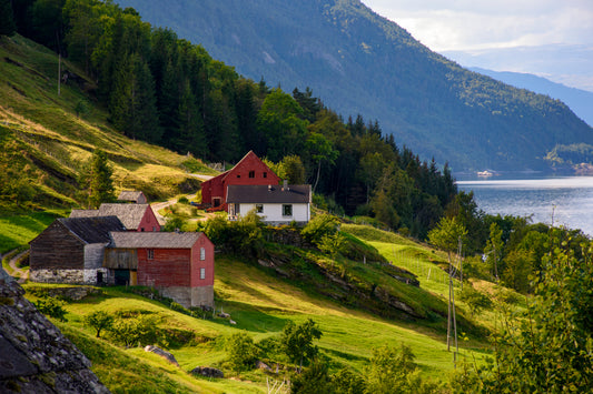 Along Hardangerfjord, Norway