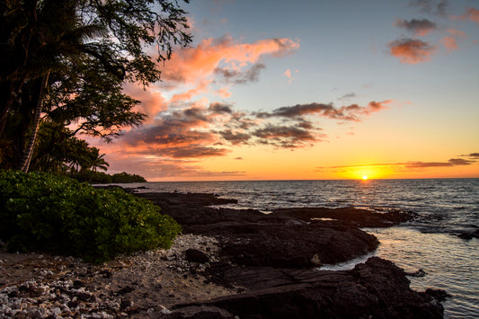 Tropical Sunset, Hawaii
