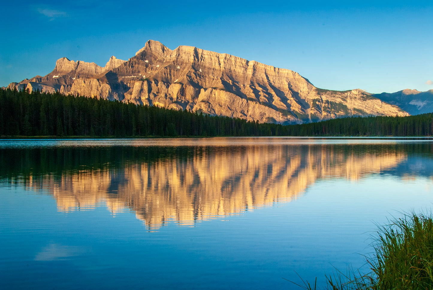 Mount Rundle Reflection, Banff, Canada