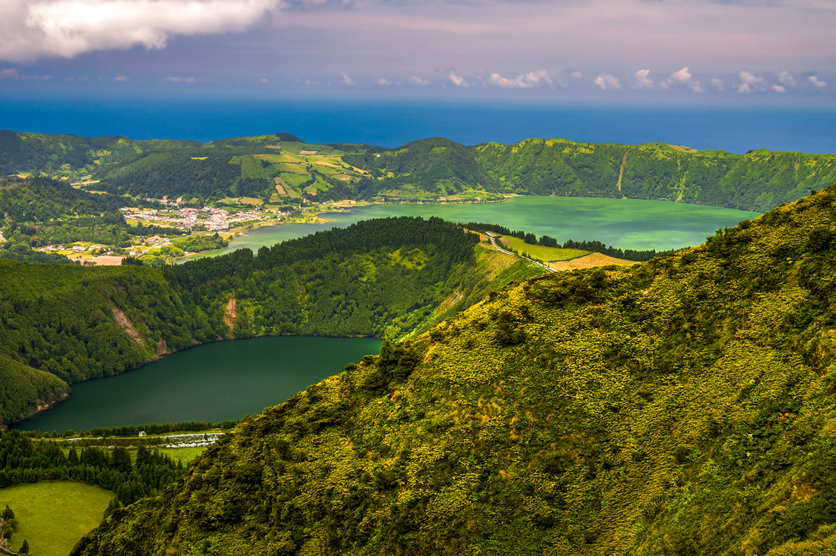 Sete Cidades Lagoons from Vista do Rei, São Miguel, Azores