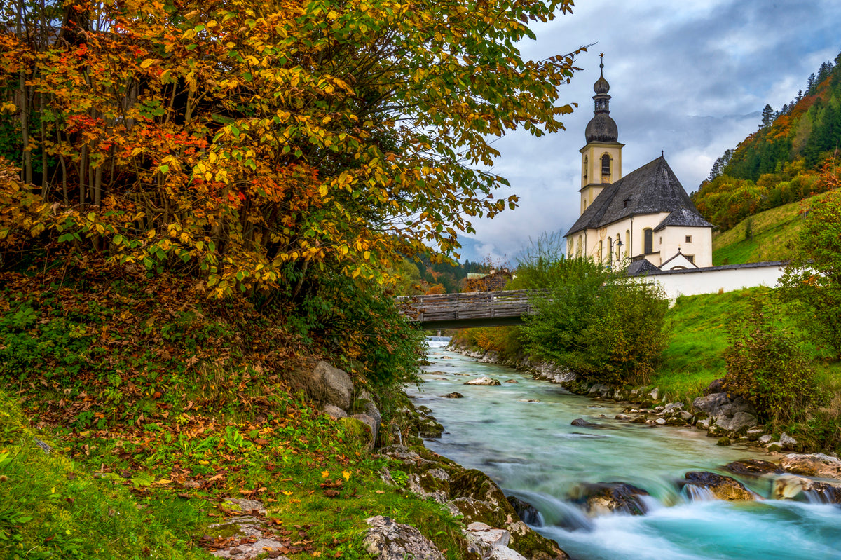 St Sebastians, Autumn Colors, Berchtesgaden, Bavarian Alps, Germany