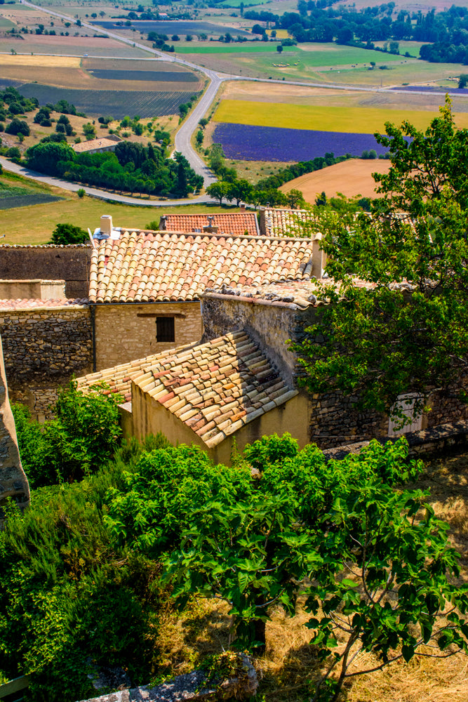 Provence from Simaine La Rotonde, Hilltop Village