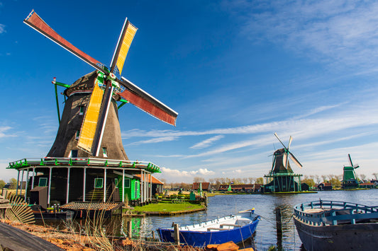Zanse Schaans Windmills, Netherlands