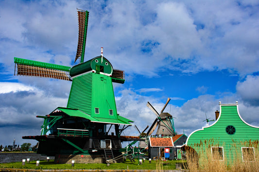 Windmills at Zaanse Schans, Netherlands