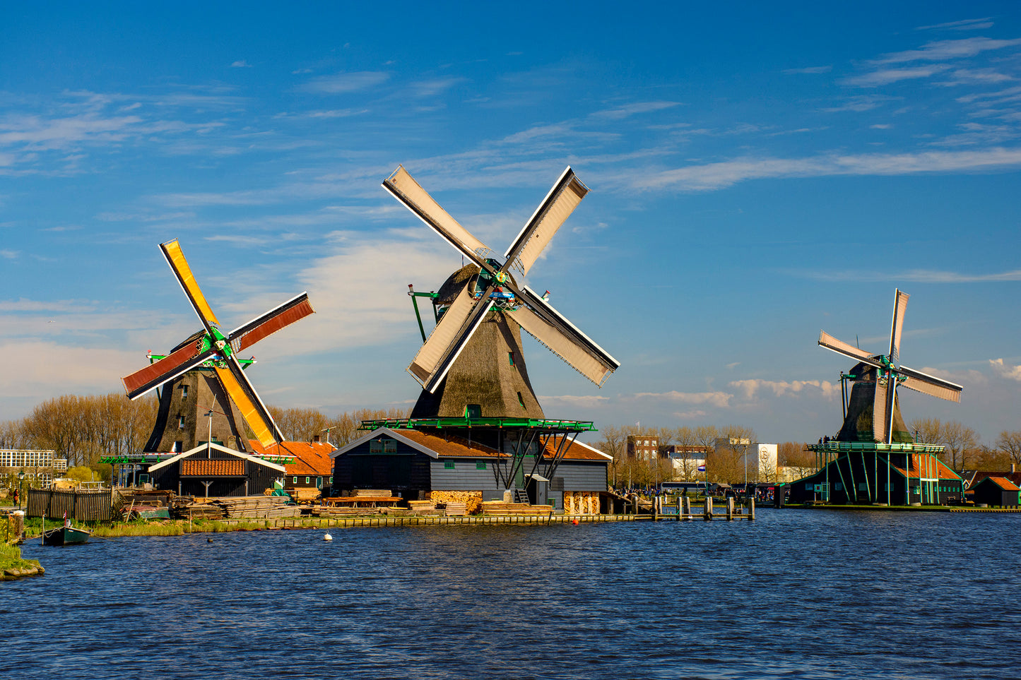 Zanse Schaans Windmills, Netherlands