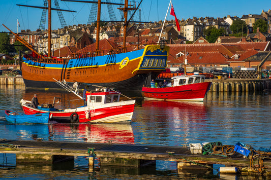 Morning Harbor, Whitby, England