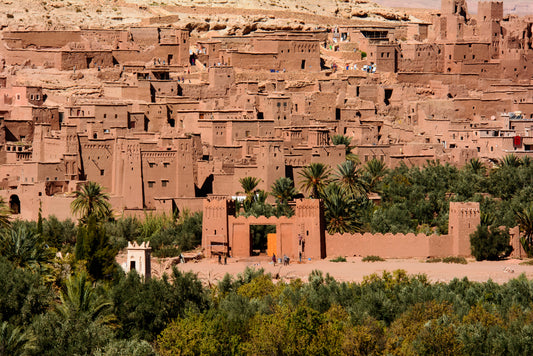 Aït Ben Haddou, Morocco — Ancient Kasbah Village and Palm Oasis