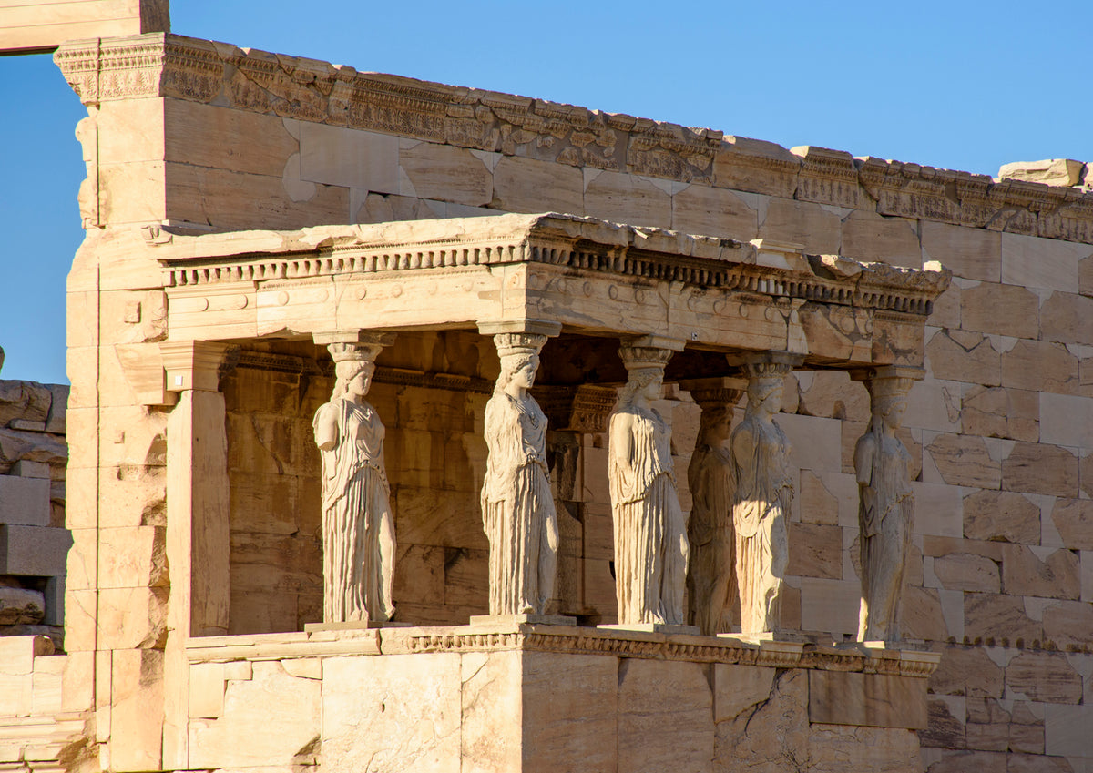 Caryatids of the Erechtheion, Acropolis of Athens, Greece
