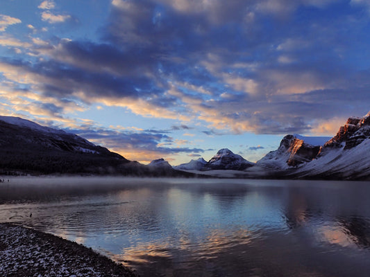 Evening Light at Bow Lake, Banff, Canada