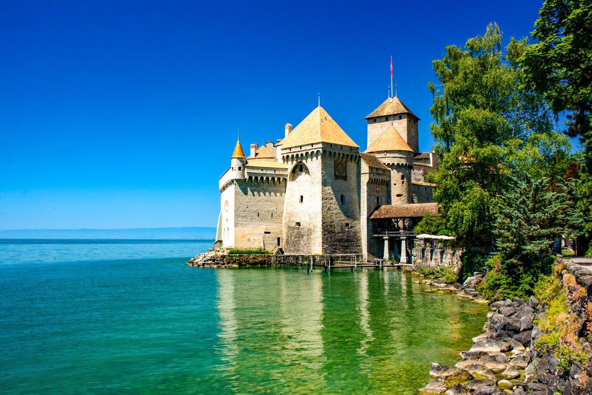 Chillon Castle, Switzerland — Medieval Fortress on Lake Geneva