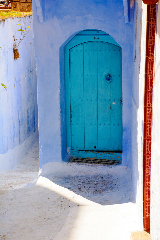 Chefchaouen, Morocco — Blue Medina Door