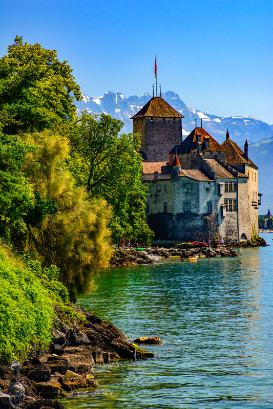 Chillon Castle, Switzerland — Medieval Fortress on Lake Geneva