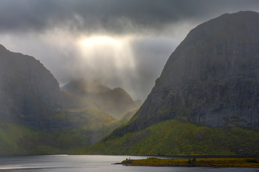 Sunbeams, Lofoten, Norway