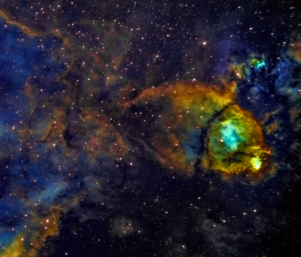 The FIshhead Nebula, IC1795 - part of the Heart Nebula