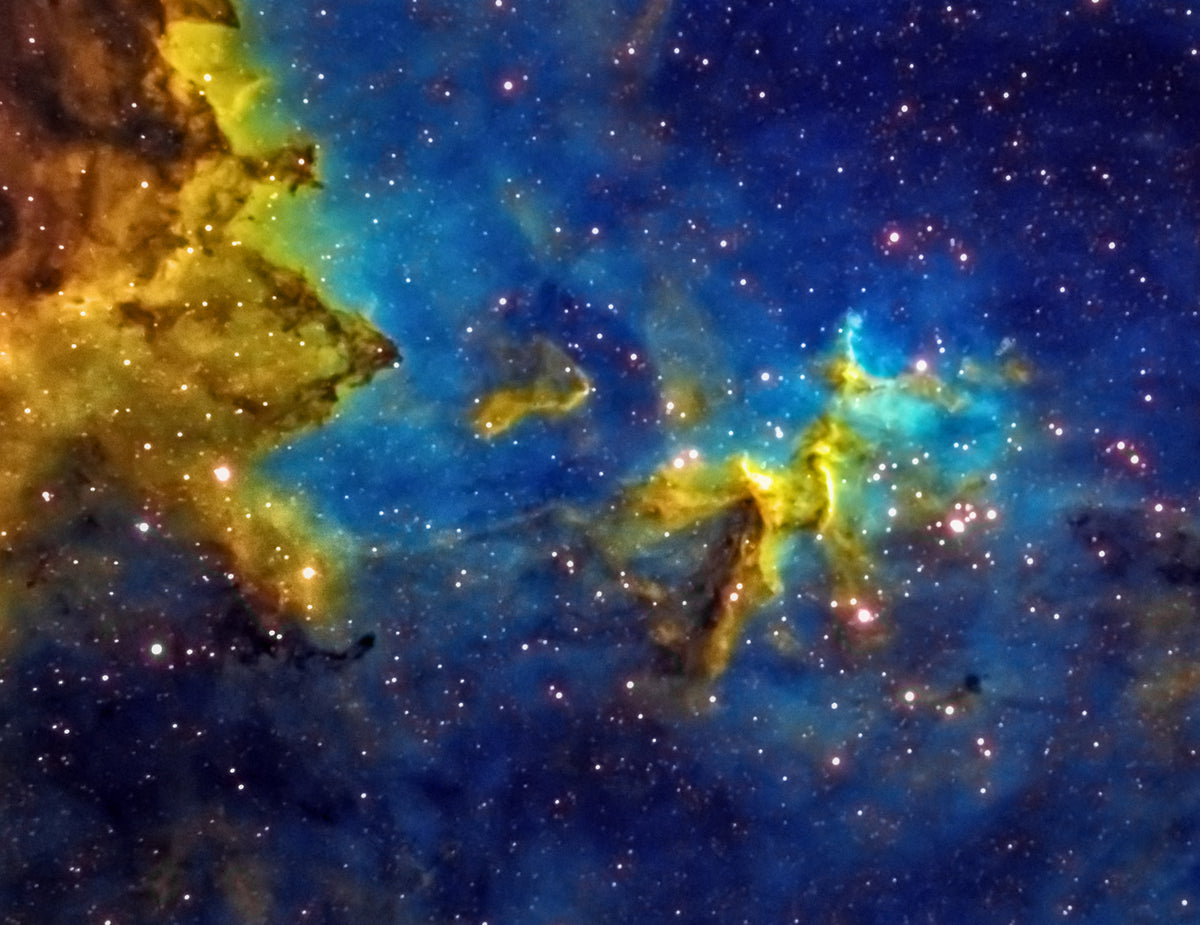 The Heart Nebula, Melotte 15 star cluster