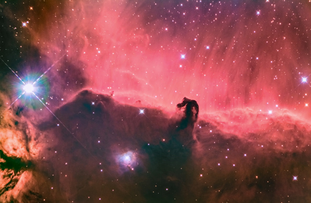 Horsehead and Flame Nebula Region in Orion IC434
