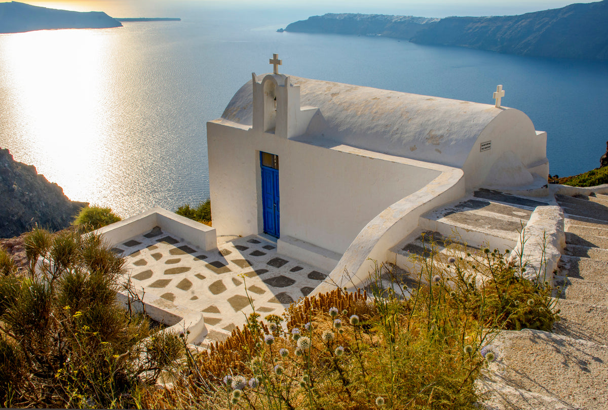 Clifftop Church, Santorini, Greece