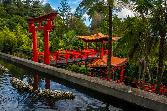 Monte Palace Tropical Garden, Madeira — Japanese Garden and Pond