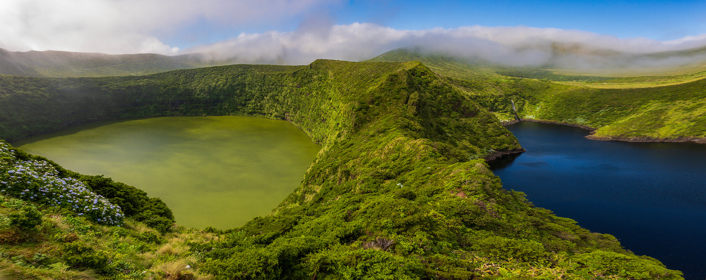 Lagos on Flores in the Azores Islands