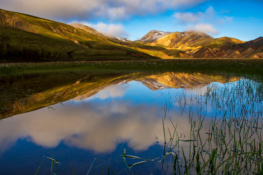 Reflection Landmannalaugar, Iceland