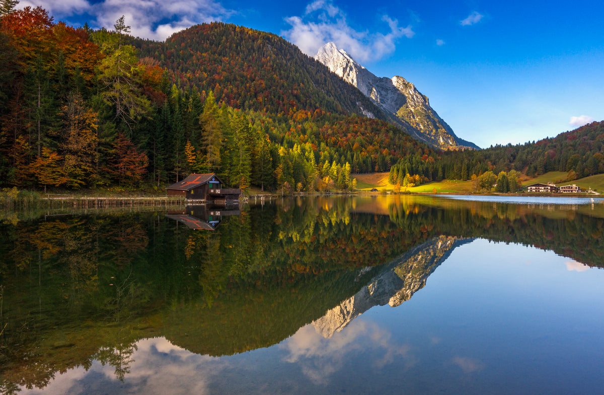 Lautersee, Mittenwald, Bavarian Alps, Germany