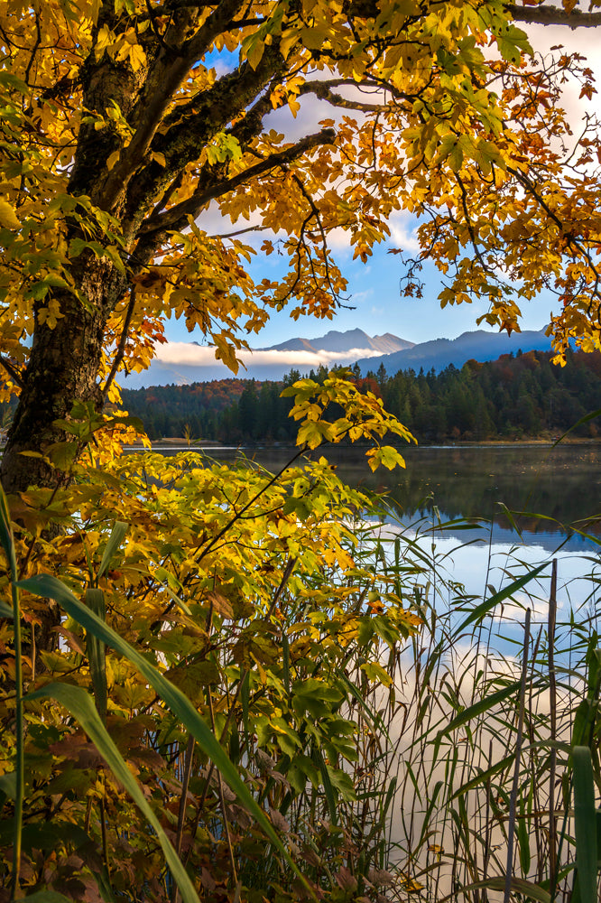 Lautersee, Mittenwald, Bavarian Alps, Germany