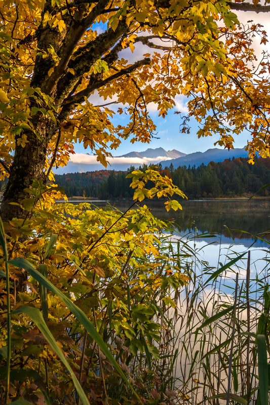 Lautersee, Mittenwald, Bavarian Alps, Germany
