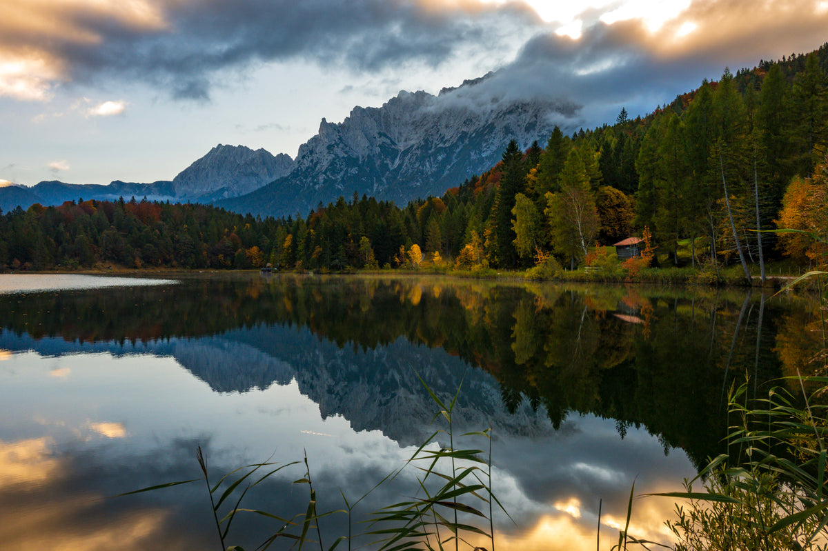 Lautersee, Mittenwald, Bavarian Alps, Germany