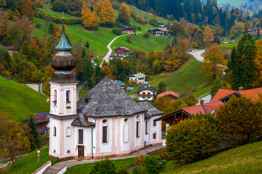 Maria Gern, Autumn Colors, Bavarian Alps, Germany