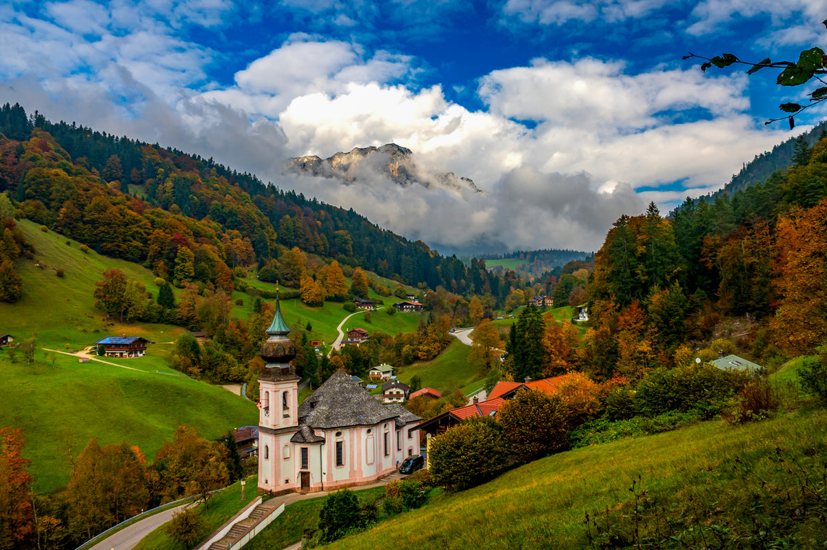 Maria Gern, Autumn Colors, Bavarian Alps, Germany