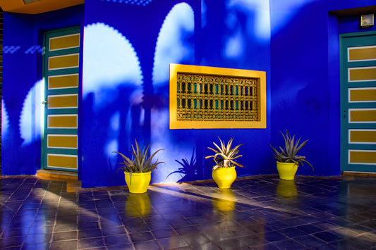 Majorelle Garden, Marrakech — Cobalt Blue Architecture and Moroccan Design