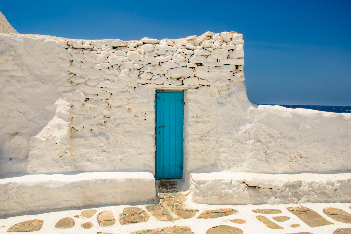 Blue Door, Mykonos, Greece