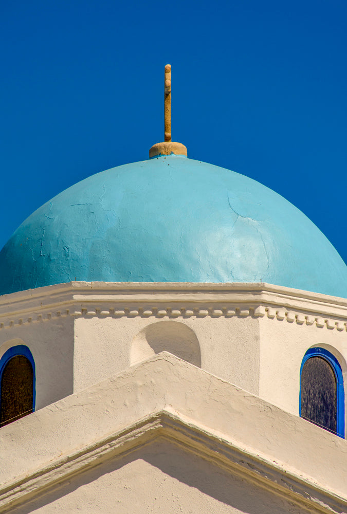 St. Nicholas Church, Mykonos — Blue Dome