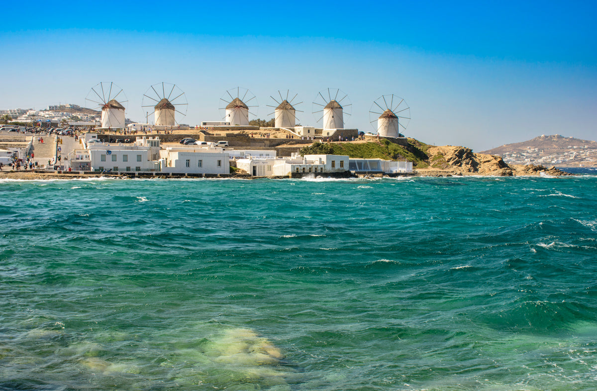 Mykonos Town Windmills, Greece