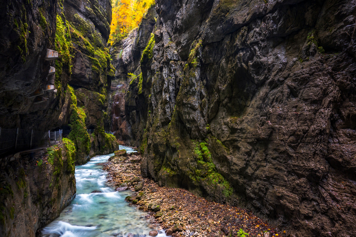Partnachklam (Gorge), Berchtesgaden, Bavarian Alps, Germany