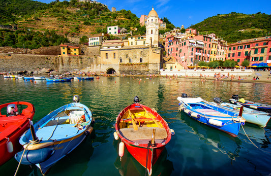 Harbor of Vernazza, Cinque Terre,  Italy