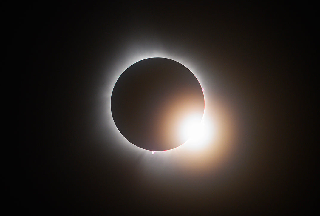 Total Solar Eclipse Diamond Ring — The Sun’s Corona and Prominences